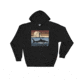Atoll Board Co Atoll Rider And Shark Unisex Pullover Hoodie - Black, 2XL - Black,2XL, SQ7166341