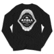Atoll Board Co Mens Champion Long Sleeve Shirt with Atoll Shark Graphic - XL - XL, 648747B84F2C3XL
