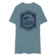 Atoll Board Co Mens Heavyweight tee with Blue Atoll Wave Graphic - Agave, XL - Agave,XL, 6463948B38FC3Agave-XL