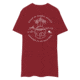 Atoll Board Co Mens Premium Tee with Atoll Skull Island Graphic - Brick Red, S - Brick Red,S, 645038F9AF428Brick-Red-S