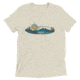Atoll Board Co Short sleeve t-shirt with Atoll Mountain Lake SUP Graphic - Oatmeal Triblend, L - Oatmeal Triblend,L, 62C60B5D296AEOatmeal-Triblend-L