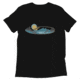 Atoll Board Co Short sleeve t-shirt with Atoll Mountain Lake SUP Graphic - Solid Black Triblend, S - Solid Black Triblend,S, 62C60B5D296AESolid-Black-Triblend-S