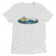 Atoll Board Co Short sleeve t-shirt with Atoll Mountain Lake SUP Graphic - White Fleck Triblend, M - White Fleck Triblend,M, 62C60B5D296AEWhite-Fleck-Triblend-M