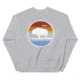 Atoll Board Co Unisex Crew Neck Sweatshirt with Atoll Landscape Graphic - Sport Grey, 4XL - Sport Grey,4XL, 636AA060D522CSport-Grey-4XL