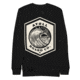 Atoll Board Co Unisex Crew Neck Sweatshirt with Atoll Wave Graphic - Black, M - Black,M, 646397C970CEFBlack-M