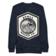 Atoll Board Co Unisex Crew Neck Sweatshirt with Atoll Wave Graphic - Navy Blazer, M - Navy Blazer,M, 646397C970CEFNavy-Blazer-M