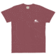 Atoll Board Co Unisex garment-dyed pocket t-shirt with Atoll Hand Drawn Bison Graphic - Brick, 2XL - Brick,2XL, 62C6109454F14Brick-2XL