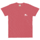 Atoll Board Co Unisex garment-dyed pocket t-shirt with Atoll Hand Drawn Bison Graphic - Watermelon, S - Watermelon,S, 62C6109454F14Watermelon-S