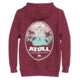 Atoll Board Co Unisex Hoodie with Atoll Calm in Chaos Graphic - Maroon, M - Maroon,M, 637BCC0FBCEE5Maroon-M