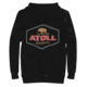 Atoll Board Co Unisex Hoodie with Atoll Dimond Graphic - Black, L - Black,L, 637BCFDBC6553Black-L