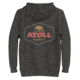 Atoll Board Co Unisex Hoodie with Atoll Dimond Graphic - Charcoal Heather, 3XL - Charcoal Heather,3XL, 637BCFDBC6553Charcoal-Heather-3XL