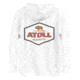 Atoll Board Co Unisex Hoodie with Atoll Dimond Graphic - White, XL - White,XL, 637BCFDBC6553White-XL