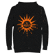 Atoll Board Co Unisex Hoodie with Atoll Horizon Sunset Graphic - Black, L - Black,L, 64518EF345044Black-L