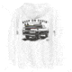 Atoll Board Co Unisex Hoodie with Atoll Paddle Board Truck Graphic - White, M - White,M, 64594ED6D11D2White-M
