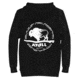 Atoll Board Co Unisex Hoodie with Hand Drawn Atoll Logo - Black, XL - Black,XL, 628E8B7D50B97Black-XL