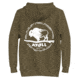 Atoll Board Co Unisex Hoodie with Hand Drawn Atoll Logo - Military Green, XL - Military Green,XL, 628E8B7D50B97Military-Green-XL