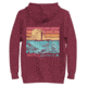 Atoll Board Co Unisex Premium Hoodie with Atoll SUP Rider and Reef Graphic - Maroon, 3XL - Maroon,3XL, 62CEFCABCAE0CMaroon-3XL
