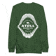 Atoll Board Co Unisex Premium Sweatshirt with Atoll Shark Fossil Graphic - Forest Green, 2XL - Forest Green,2XL, 648746419EE75Forest-Green-2XL