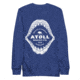 Atoll Board Co Unisex Premium Sweatshirt with Atoll Shark Fossil Graphic - Team Royal, S - Team Royal,S, 648746419EE75Team-Royal-S