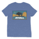 Atoll Board Co Unisex Premium Tri Blend Tee with Atoll Sunset Logo Night Edition - Blue Triblend, L - Blue Triblend,L, 629A4D0F8EE49Blue-Triblend-L
