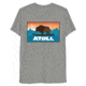 Atoll Board Co Unisex Premium Tri Blend Tee with Atoll Sunset Logo Original Edition - Athletic Grey Triblend, L - Athletic Grey Triblend,L, 629A4B94B49D2Athletic-Grey-Triblend-L
