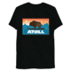 Atoll Board Co Unisex Premium Tri Blend Tee with Atoll Sunset Logo Original Edition - Solid Black Triblend, XS - Solid Black Triblend,XS, 629A4B94B49D2Solid-Black-Triblend-XS