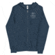 Atoll Board Co Unisex Zip Up Hoodie with Atoll Skull Island Graphic - Navy, S - Navy,S, 64503E9032382Navy-S