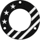 Axcel Driver Hubcap Black w/Engraving Made In USA/Patriotic Theme, 1502883