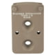 Badger Ordnance C1 12 O'clock Top Optical Red Dot Sight Mount, RMR, Tan, 700-13
