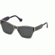 Balenciaga BA0095 Sunglasses - Gold Frame Color, Smoke Lens Color