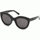 Balenciaga BA0133 Sunglasses - Black Frame Color, Smoke Lens Color