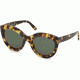 Balenciaga BA0133 Sunglasses - Coloured Havana Frame Color, Green Lens Color
