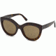 Balenciaga BA0133 Sunglasses - Dark Havana Frame Color, Brown Lens Color