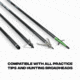Ballista Piercer 20 in 2-Vanes Crossbow Bolts, Pack of 6, BAL-BL-07