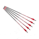 Barnett Hyperflite Crossbow Bolts Heat Vanes 20 in, 5 Pk, Black, BAR20041