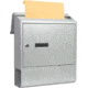 Barska Contemporary Wall Mount Mailbox. 10in Width, Gray, Medium, CB13698