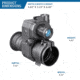 Barska NVD35 Night Vision Rifle Scope Clip On, 2x16mm, Black, BQ14028