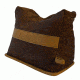 BenchMaster Rifle Rest All Leather Bison Shooting Bag - Large-unfilled BMALBBLE