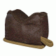 BenchMaster Rifle Rest All Leather Bison Shooting Bag - Small BMALBBSF