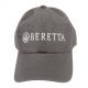 Beretta Cotton Twill Hat, Grey, BC082091440908