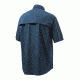 Beretta TM Shooting Shirt S/S, Blue, Small, LU16207561053DS