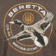 Beretta Wing Drop T-Shirt - Mens, Long Sleeve, Brown, Extra Large, TS231T18900815XL