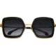 Bertha Ellie Handmade in Italy Sunglass - Womens, Black, One Size, BRSIT106-2