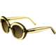 Bertha Margot Handmade in Italy Sunglass - Womens, Champagne, One Size, BRSIT102-1