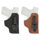 Bianchi 6T Waistband Tuckable Holster, Black, Tan
