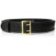 Open Box, Dealer Demo, Bianchi 7960 AccuMold Elite Sam Browne Belt - Plain Black, Brass, Waist Size 40-42in, 22272
