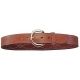 Bianchi B12 Reversible Sport Stitched Belt - Plain Tan/Suede, Brass, Waist Size 40in 12872