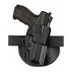 Safariland 5198 Open Top Paddle &amp; Belt Slide Holster, STI International 2011 6in Short Dust Cover, Right Hand, STX Plain, Black, 5198-852-411