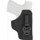 Bianchi Model 6T Waistband Tuckable Holster, IWB, Glock 19, 23, 26, 27, 30s, 36, 45, Right Hand, Size 11, Black, 10774