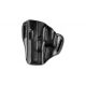 Bianchi Model 57 Remedy Belt Slide Holster, Glock 31/Glock 17/Glock 22/Glock 17C/Glock 22C/Glock 31C, Left Hand, Plain, Black, 25031